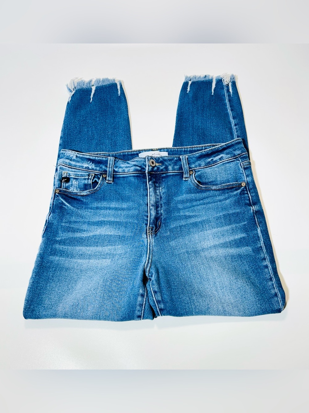 KanCan jeans High Rise Ankle Skinny jeans crop stretchy women size 31 - Picture 2 of 9